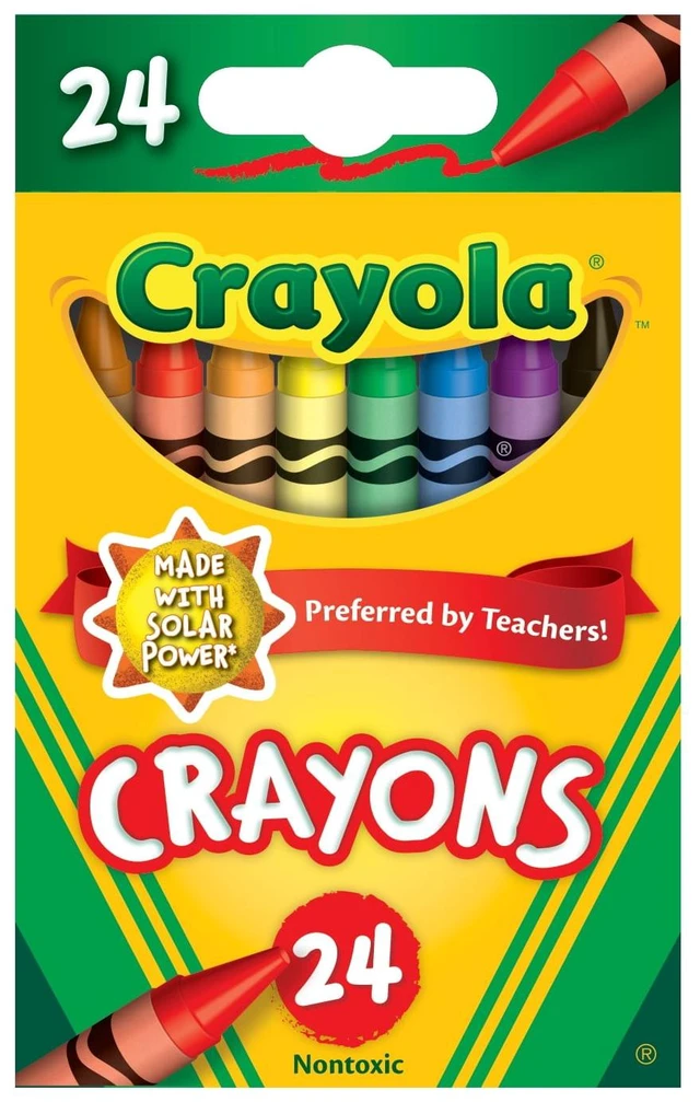 Main image of Crayola Crayons, 24 Count, Classic Colors, for Ages 3+