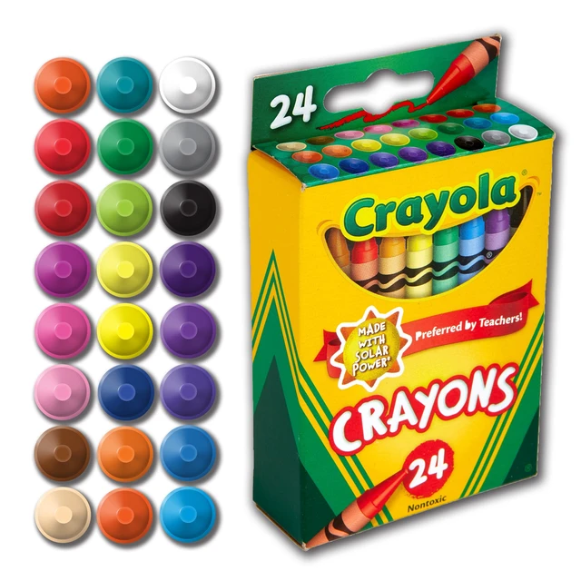 Alt view image 4 of 4 - Crayola Crayons, 24 Count, Classic Colors, for Ages 3+