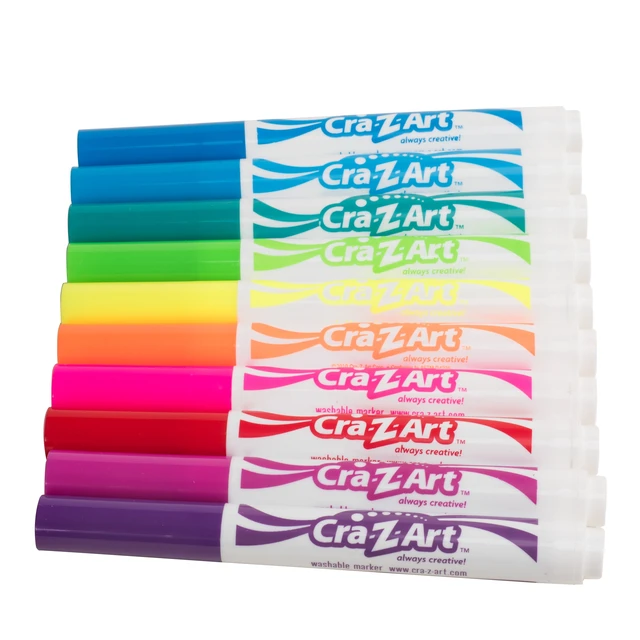 Alt view image 4 of 5 - Cra-Z-Art Super Washable Bold Brite Art Markers, 10-Count (2-Pack)