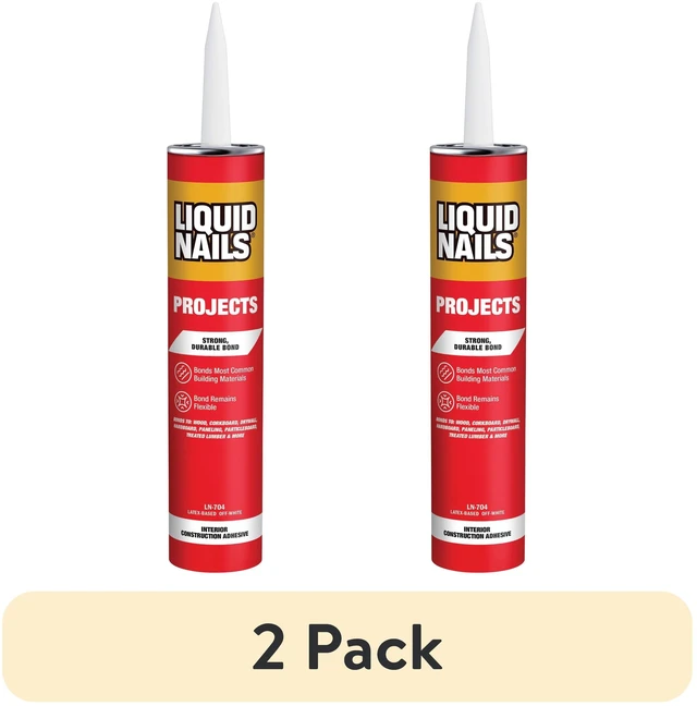 Main image of Liquid Nails 10 oz Interior Projects Latex Construction Adhesive Tan (2 Pack)