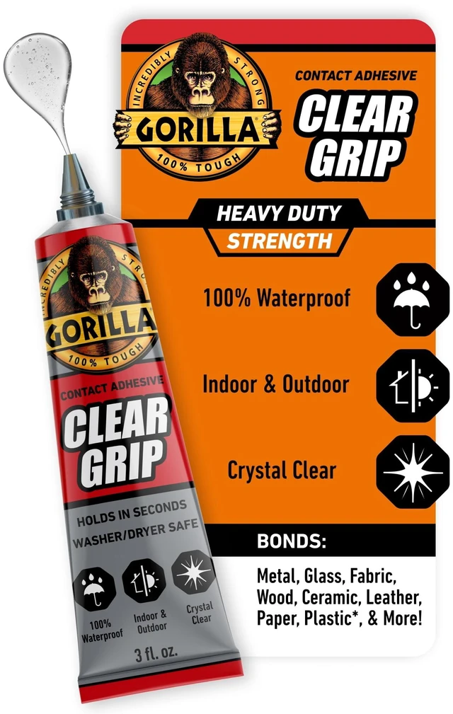 Main image of Gorilla Clear Grip Contact Adhesive
