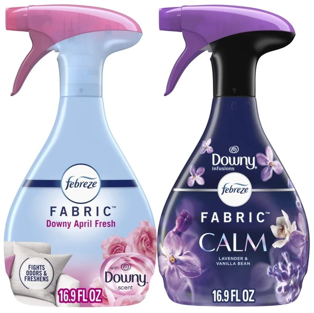 Main image of Febreze Odor-Fighting Fabric Refresher 16.9oz 2 Pack, Downy Calm and Downy April Fresh