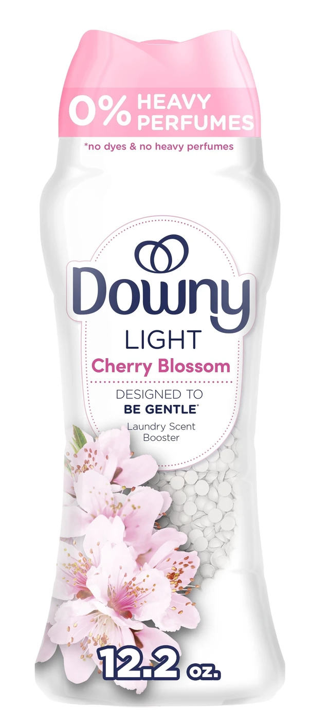 Main image of Downy Light In-Wash Scent Booster Laundry Beads, Cherry Blossom Scent, 12.2 oz, No Heavy Perfumes