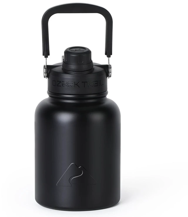 Main image of Ozark Trail 25oz Stainless Steel Insulated Chug Bottle, Black