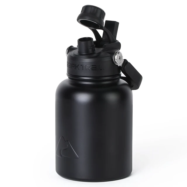Alt view image 3 of 6 - Ozark Trail 25oz Stainless Steel Insulated Chug Bottle, Black