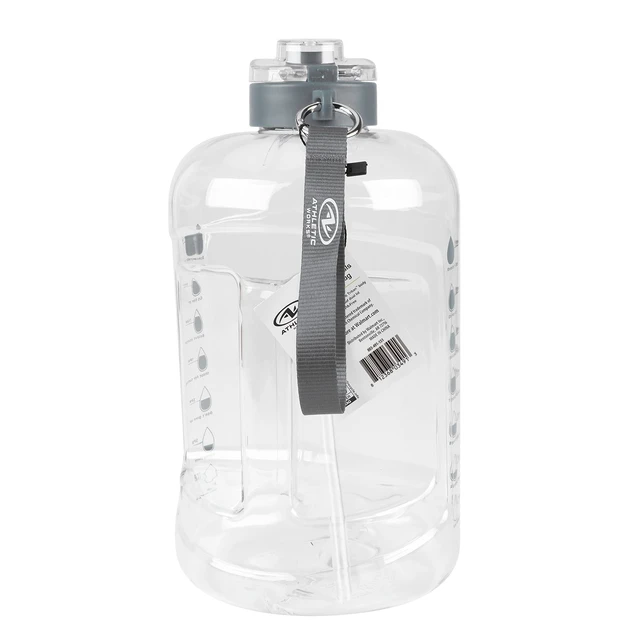 Alt view image 5 of 6 - Athletic Works 128oz BPA-Free Tritan Water Jug with Dual Lid, Black Accent