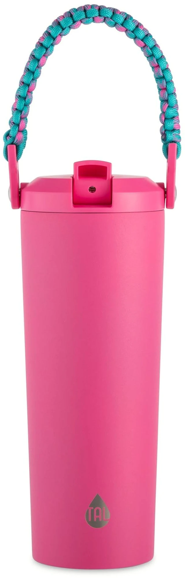 Main image of TAL Hudson 24oz Stainless Steel Paracord Handle Water Bottle, Pink