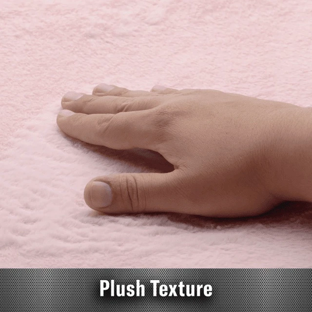 Alt view image 5 of 6 - Auto Drive Plush Seat Cushion Pink, Universal Fit for Cars Trucks SUVs Sedans