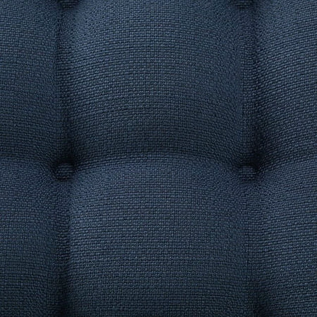 Alt view image 2 of 4 - Mainstays Textured Chair Seat Pad Cushion, Navy, 1-Piece, 15.5 x 16 in