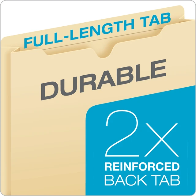 Alt view image 2 of 5 - Pendaflex File Jacket, Letter Size, 2-Inch, 10-Pack, Manila