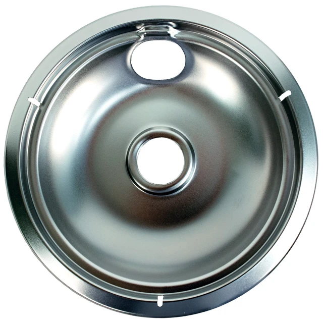 Alt view image 3 of 6 - Mainstays R101C4 Universal Chrome Plated Drip Bowls, 2 Large and 2 Small, Set of 4