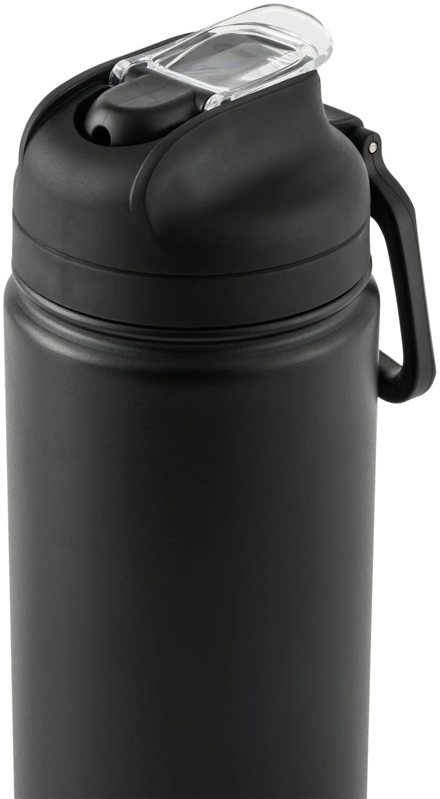 Alt view image 5 of 6 - Mainstays 24oz Stainless Steel Sip Water Bottle, Black