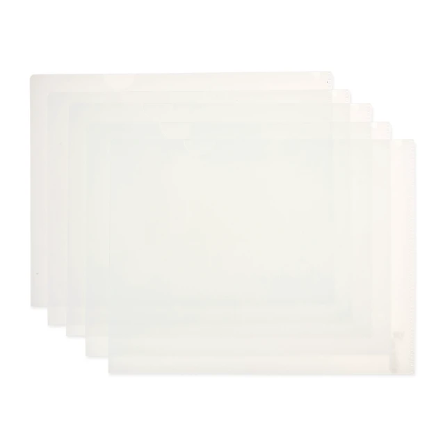 Alt view image 5 of 7 - Pen+Gear Document Holders, Letter Size, Clear, 3 Pack of 5 Count