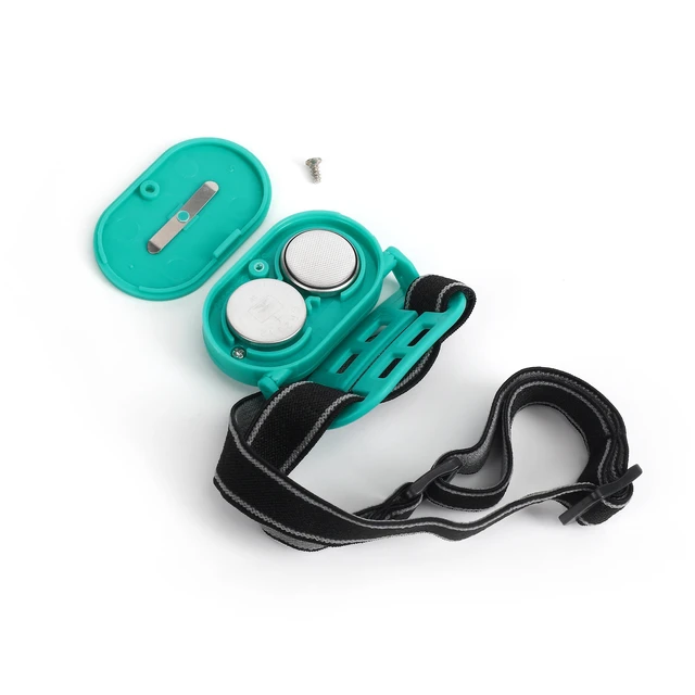 Alt view image 4 of 6 - Ozark Trail Mini LED Headlamp, 25 Lumens, Battery Powered, 4 Pack, Teal