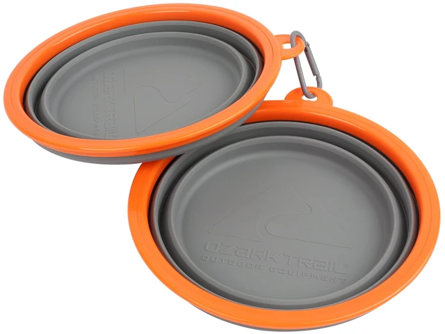Main image of Ozark Trail Collapsible Silicone Bowls, 2-Pack