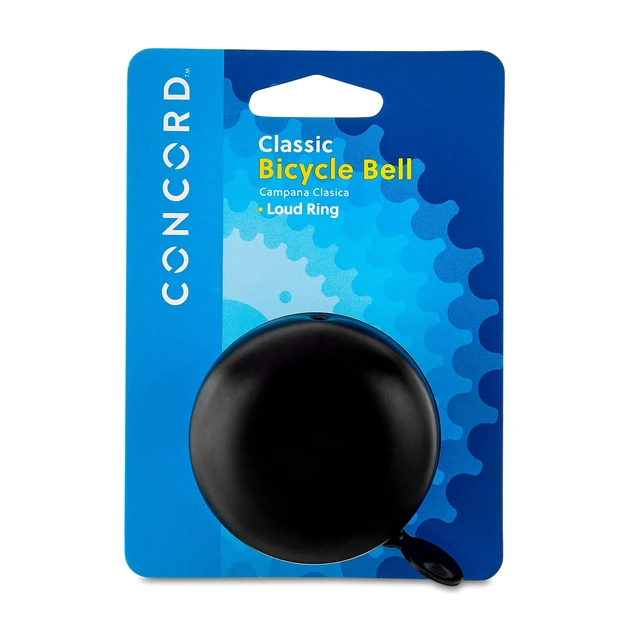 Alt view image 3 of 6 - Concord Classic Bicycle Bell, Metal, Universal Fit, Black