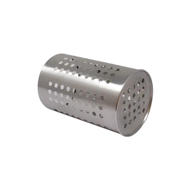 Alt view image 2 of 6 - Mainstays Stainless Steel Utensil Holder for Countertop Storage