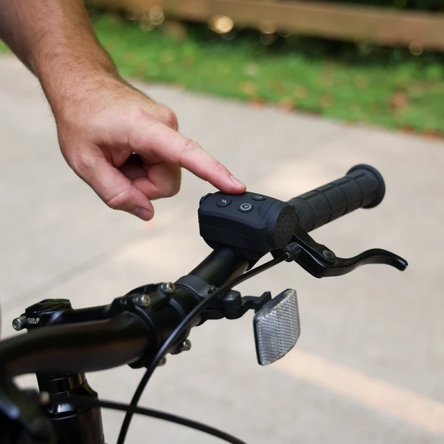 Alt view image 6 of 6 - Concord Bikes Electronic Bike Bell, Black