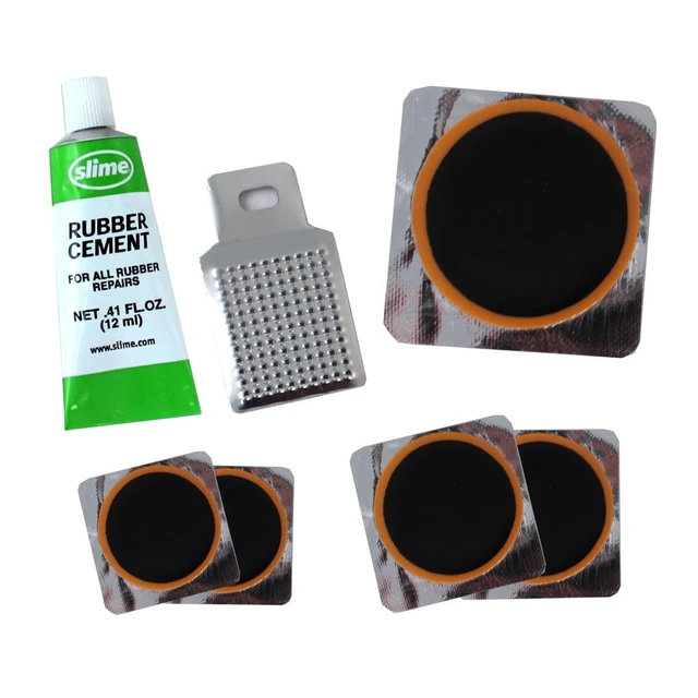 Alt view image 6 of 6 - Slime 7-Piece Bike Inner Tube Patch Kit Model 1022-A