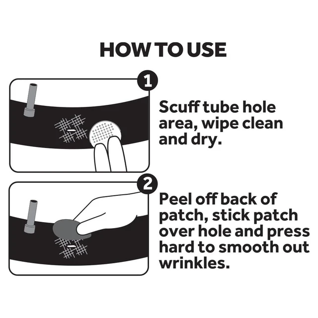 Alt view image 5 of 6 - Slime Peel & Stick Bicycle Tube Patches (2-Pack, 6-Piece) - 20272