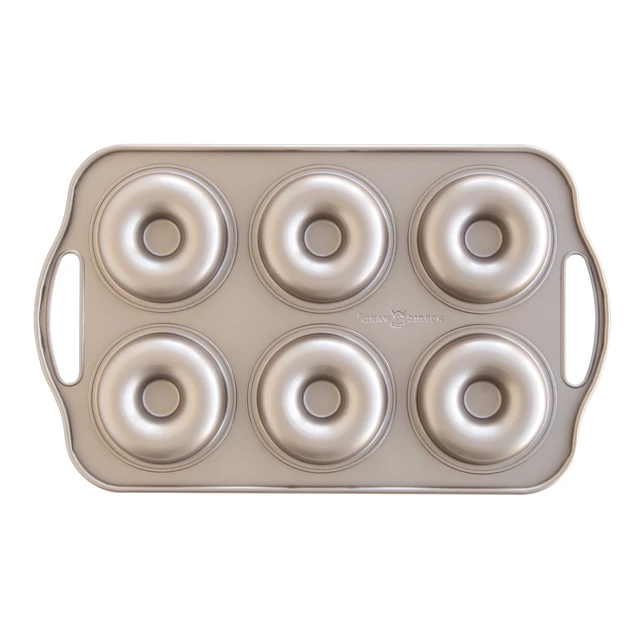 Alt view image 6 of 6 - Nordic Ware 6 Cavity Nonstick Steel Donut Pan