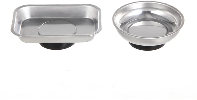 Alt view image 4 of 6 - Hyper Tough Magnetic Tray Set, 2-Piece, 2.55in x 3.66in x 0.54in, 0.44lb