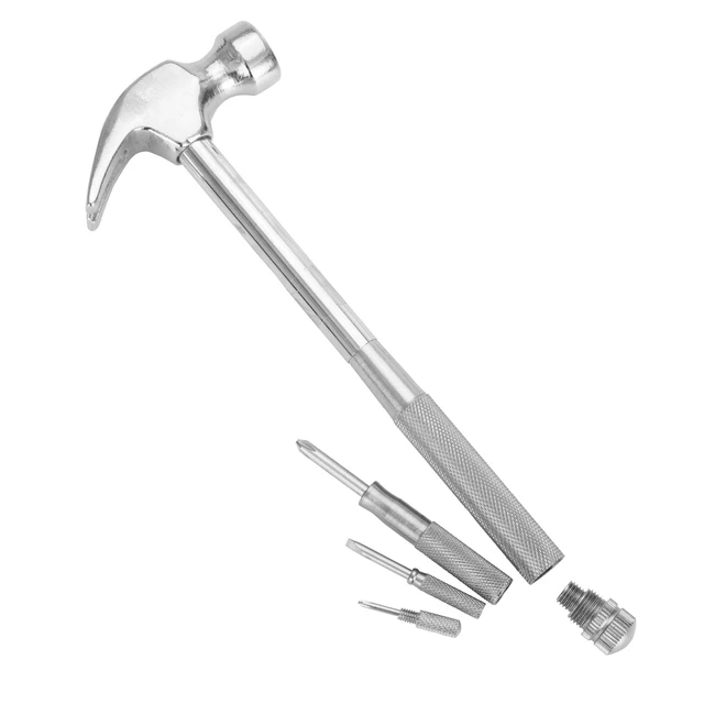Alt view image 6 of 6 - Hyper Tough 5-in-1 Hammer & Screwdriver Set