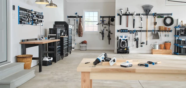 Alt view image 4 of 5 - HART 35" Garage Storage Rail, Compatible with All HART Storage Hooks
