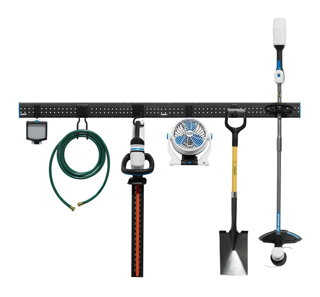 Alt view image 2 of 5 - HART 35" Garage Storage Rail, Compatible with All HART Storage Hooks