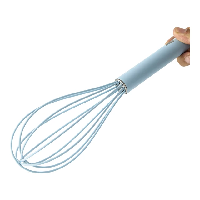 Alt view image 3 of 5 - Elements by Thyme & Table Set of 2 Silicone Whisks - Blue