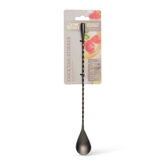 Alt view image 4 of 4 - Thyme & Table Stainless Steel Stir Spoon, Black Satin, 1 Piece