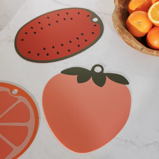 Alt view image 6 of 7 - Thyme & Table 3-Piece Figural Cutting Mats