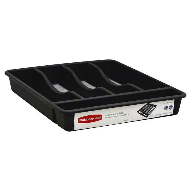 Alt view image 5 of 5 - Rubbermaid Silverware Organizer, Small, Black
