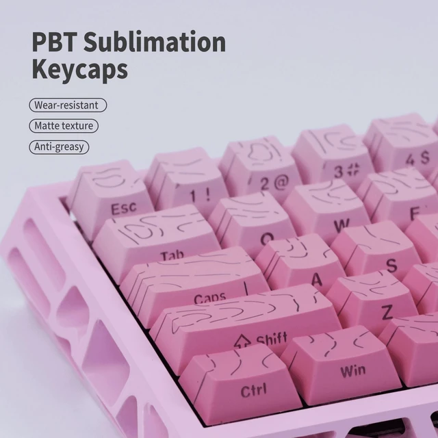 Alt view image 3 of 6 - 61-Key 60% Layout Magnetic Switch Gaming Keyboard with Hot-Swappable Adjustable Magnetic Switches, RGB Backlit PBT Keycaps, 6-Color Skeleton Hollow Case, Full N-Key Rollo