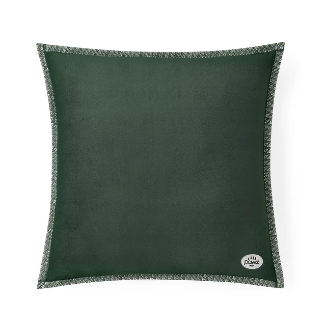 Alt view image 5 of 5 - Pawz 20"x20" Plush Fleece Decorative Pillow Pine Green