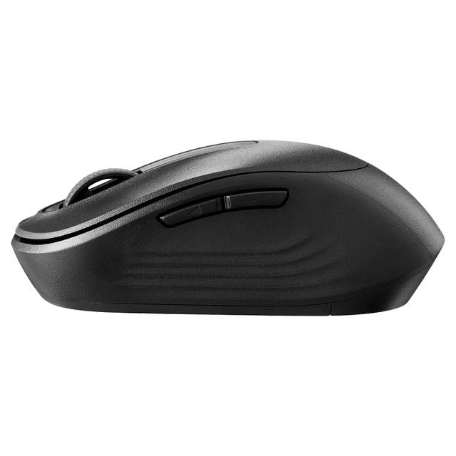 Alt view image 5 of 6 - Onn Silent Wireless Mouse 5 Buttons 1600DPI Gray Stone
