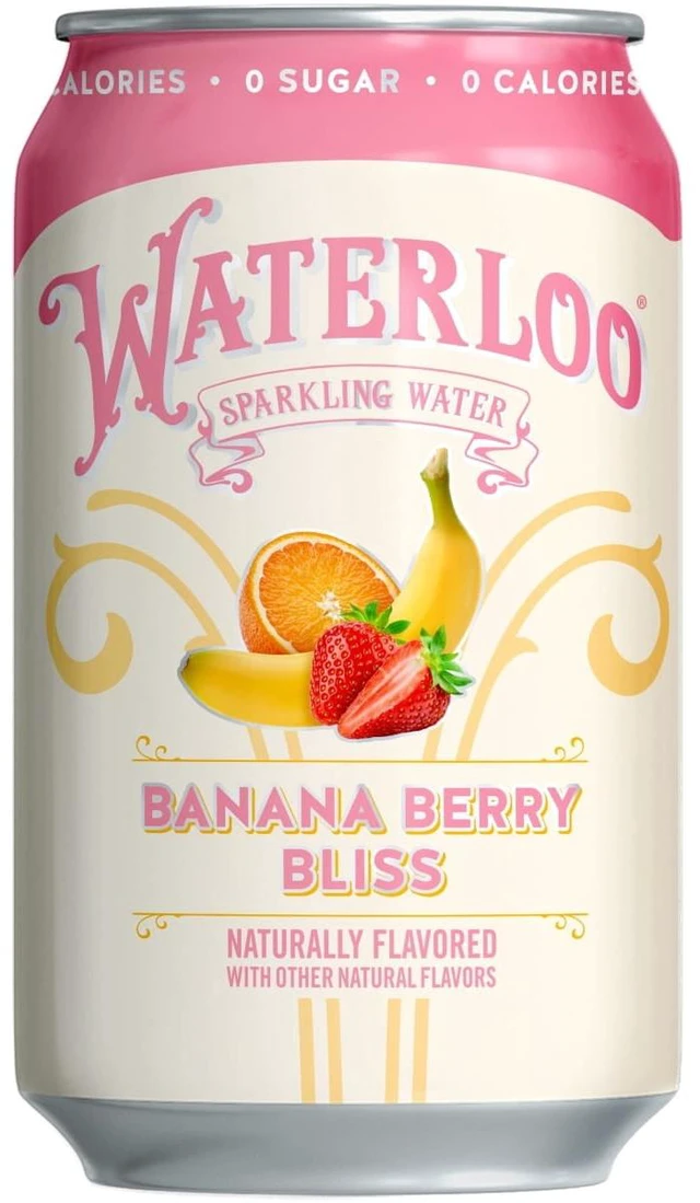 Alt view image 4 of 6 - Waterloo Sparkling Water Banana Berry Punch 12 fl oz 8 Pack