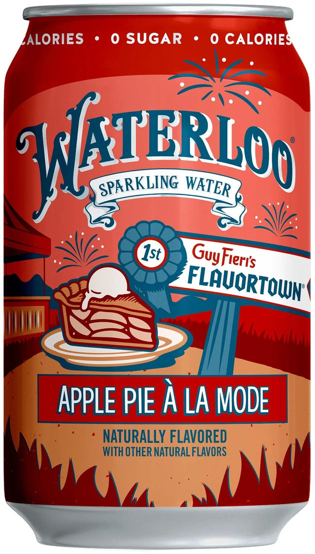 Alt view image 5 of 6 - Waterloo Sparkling Water Apple Pie la Mode 12 fl oz 8 Pack Cans