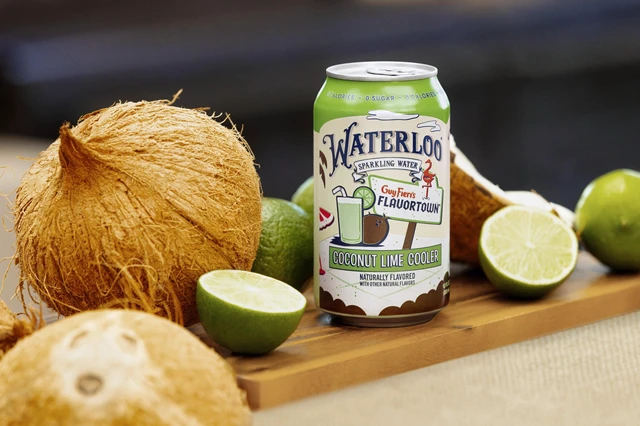 Alt view image 4 of 6 - Waterloo Sparkling Water Coconut Lime Cooler, 12 Fl Oz, 8 Pack Cans