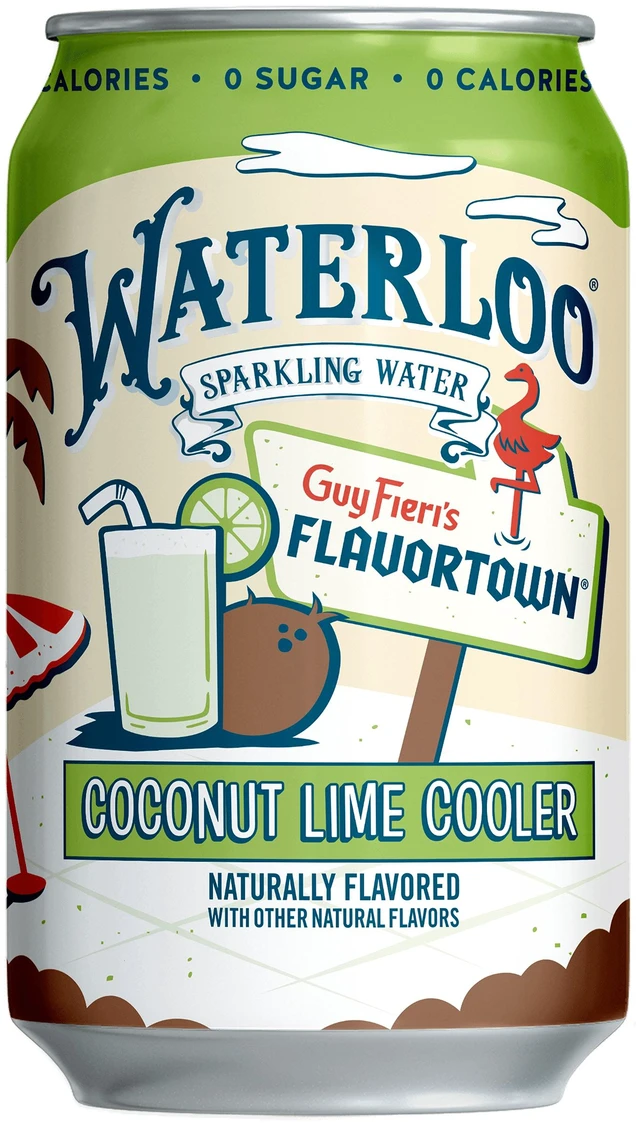 Alt view image 6 of 6 - Waterloo Sparkling Water Coconut Lime Cooler, 12 Fl Oz, 8 Pack Cans
