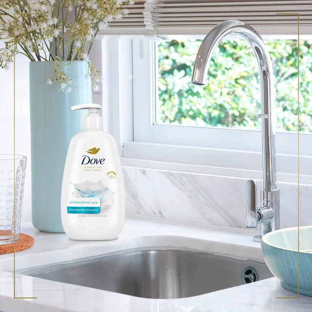 Alt view image 6 of 6 - Dove Advanced Care Antibacterial Hand Wash, Moisture Boost 5X Complex, 12 fl oz