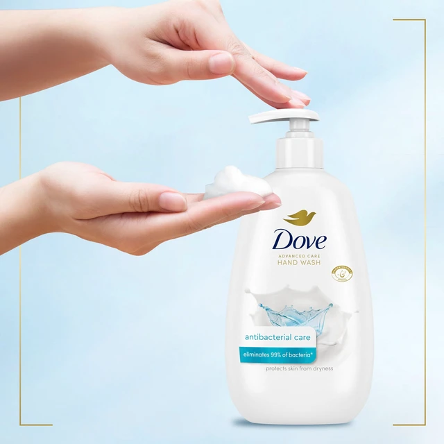 Alt view image 5 of 6 - Dove Advanced Care Antibacterial Hand Wash, Moisture Boost 5X Complex, 12 fl oz