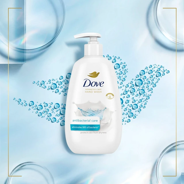 Alt view image 4 of 6 - Dove Advanced Care Antibacterial Hand Wash, Moisture Boost 5X Complex, 12 fl oz