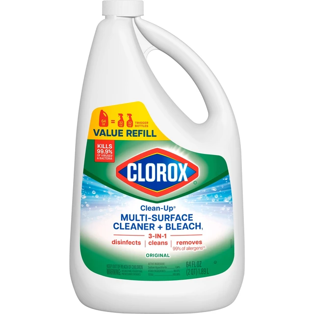 Alt view image 3 of 5 - Clorox Clean-Up All Purpose Cleaner Refill with Bleach, Original, 64fl oz