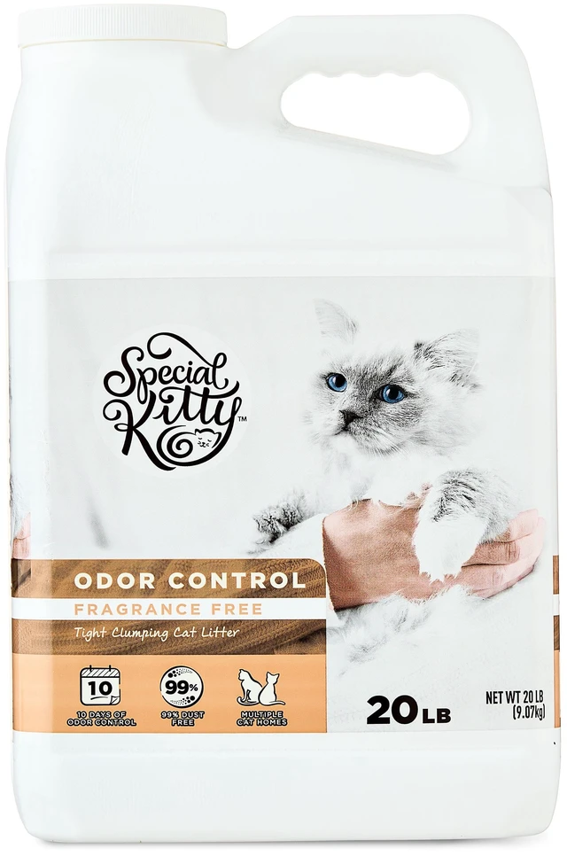 Main image of Special Kitty Unscented Clumping Clay Cat Litter, 20lbs Jug, 1 Count