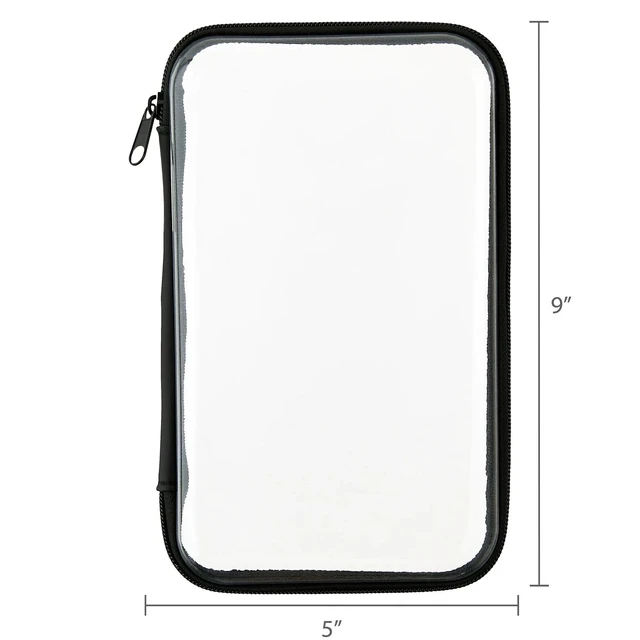 Alt view image 2 of 7 - Pen+Gear Zipper Pencil Case, Black, for School