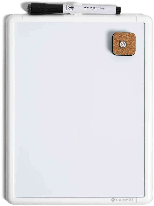 Main image of U Brands Contempo 8.5x11 Magnetic Dry Erase Whiteboard with Durable White Frame