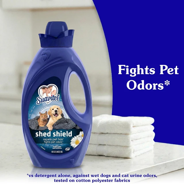 Alt view image 2 of 6 - Suavitel Shed Shield Liquid Fabric Softener and Conditioner, Fresh Scent, 46 Fl Oz