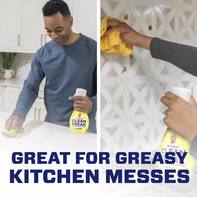 Alt view image 4 of 7 - Mr. Clean Clean Freak Citrus Anti-Bacterial All Purpose Cleaner Spray, 16 fl oz