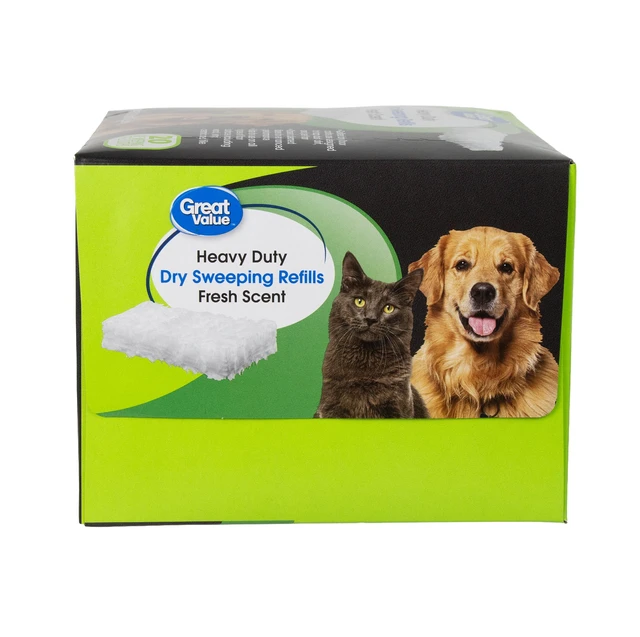 Alt view image 5 of 7 - Great Value Heavy Duty Dry Sweeping Cloth Refills, Fresh Scent, 20 Count